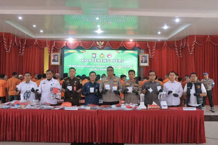 Polres Kampar Berhasil Ungkap Kasus Narkoba 66 Orang Pelaku dari 51 Kasus Polres Kampar Berhasil Ungkap Kasus Narkoba 66 Orang Pelaku dari 51 Kasus