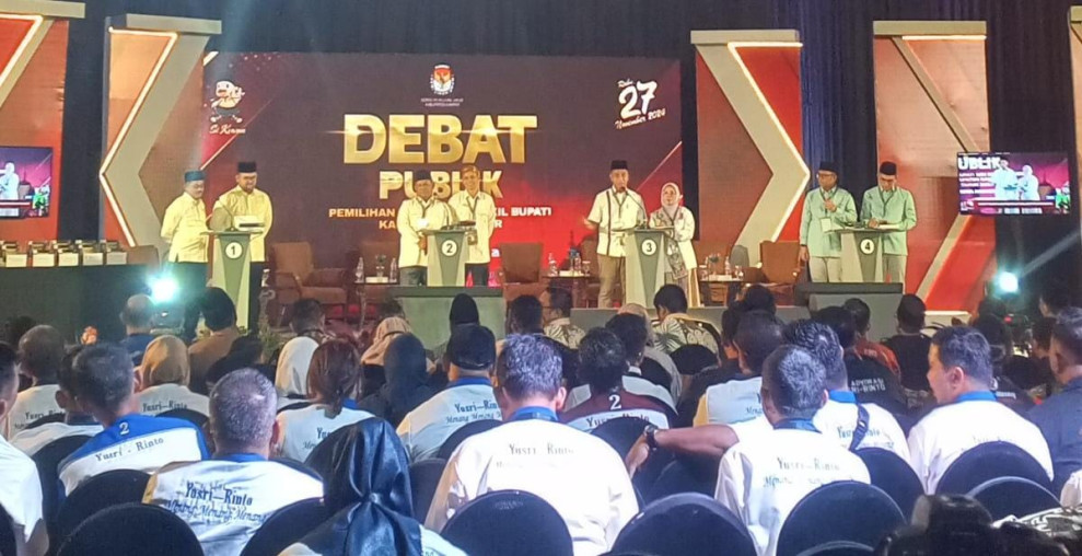KPU KAMPAR Gelar Debat Publik, Ini Kata Andi Putra