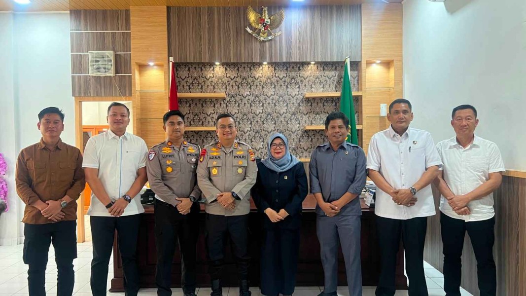 Perkuat Penegakan Hukum, Kapolres Rohil Silaturahmi ke Pengadilan Negeri Rokan Hilir
