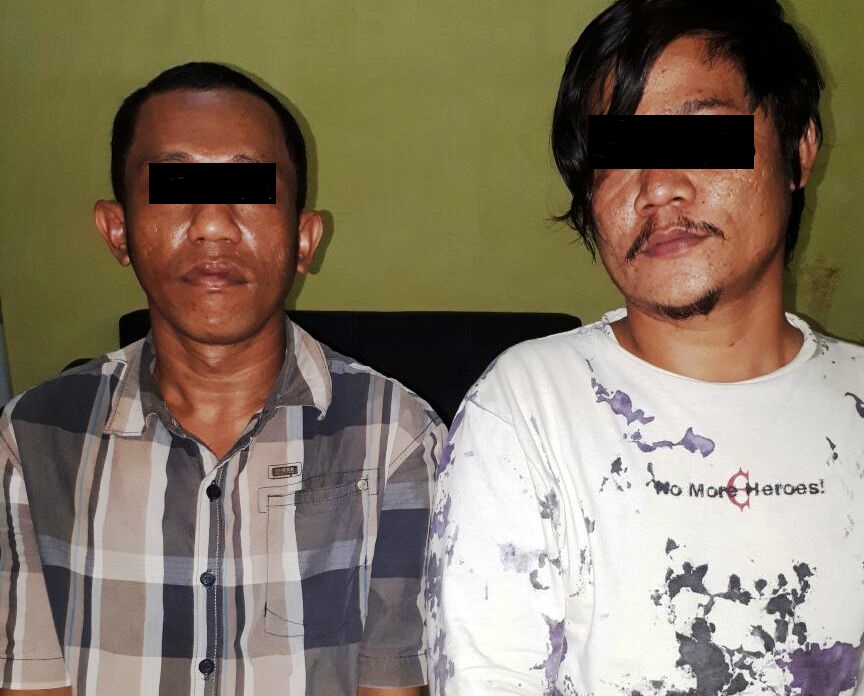 Konsumsi Narkoba. Dua Pria Dicuduk Aparat Kepolisian Rohil