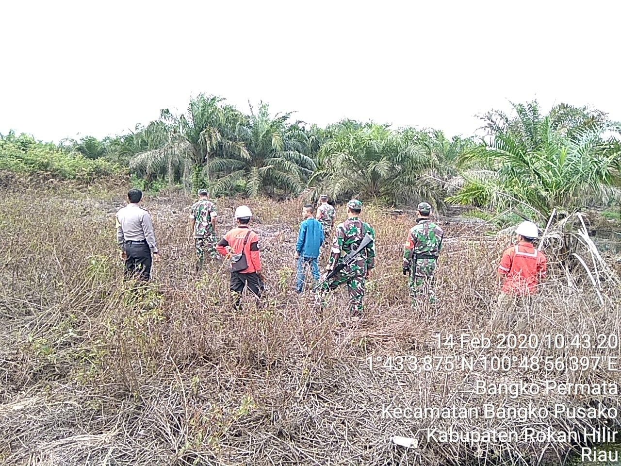Babinsa dan Bhabinkamtibmas Sinergi Dalam Pencegahan Karhutla