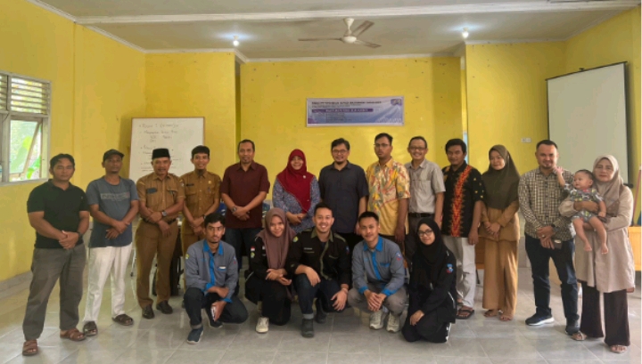 Pengabdian Masyarakat Guna Mengetahui Potensi Desa, Dosen & Mahasiswa Unri Gelar FGD Didesa Aur Sati