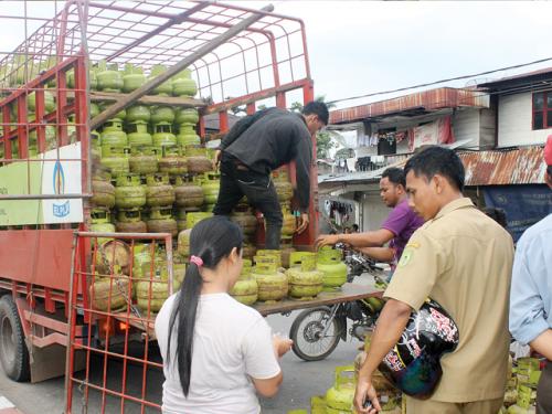 Harga Elpiji 3kg Rp26000, Bukti Bobroknya Pengawasan Disperindag Rohil