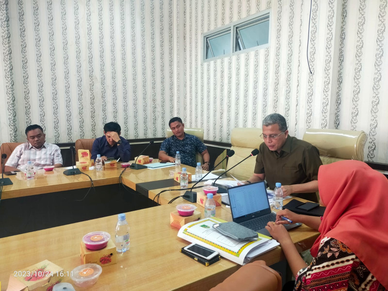 DPRD Rohil Pansus B Gelar Rapat Ranperda Status PD Bank Rohil