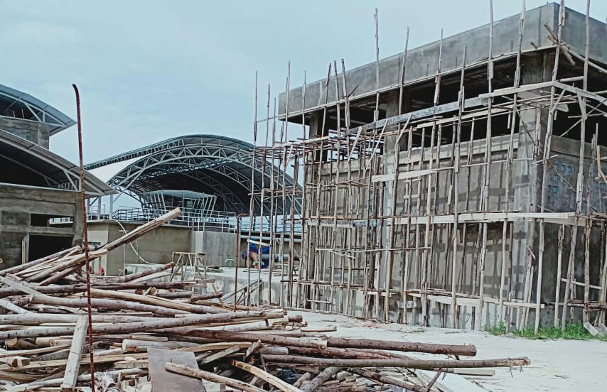 Aneh!! Proyek SPAM di Rohil Tanpa Plank, Buruh Kerja Juga Tak Gunakan Safety