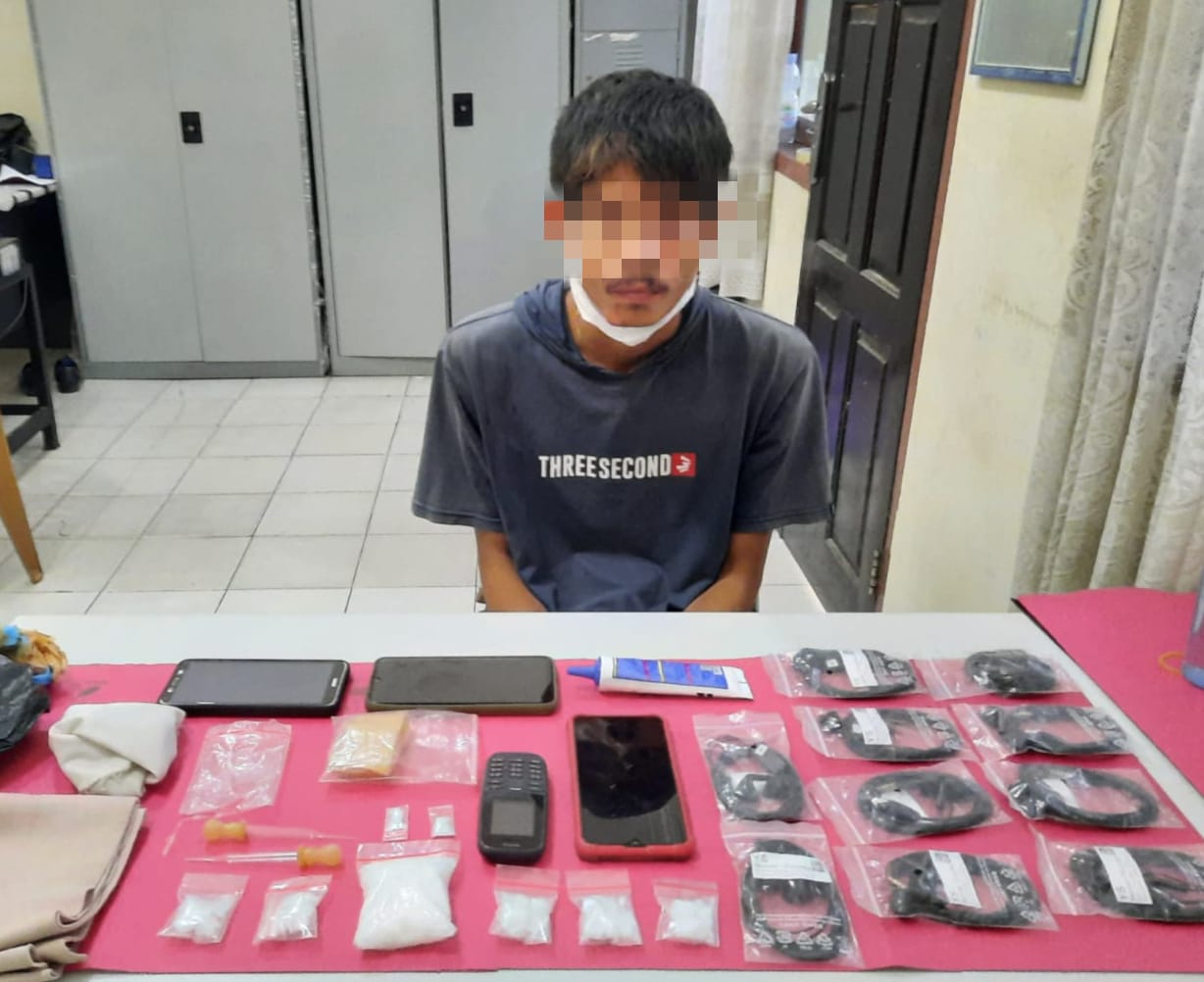 Satres Polres Kampar Tangkap Pengedar Sabu Coba Memasukkan Kedalam Lapas Bangkinang