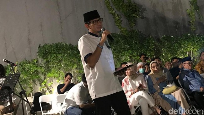 Bukber Bareng Patwal, Sandiaga Bicara Pengorbanan Polisi