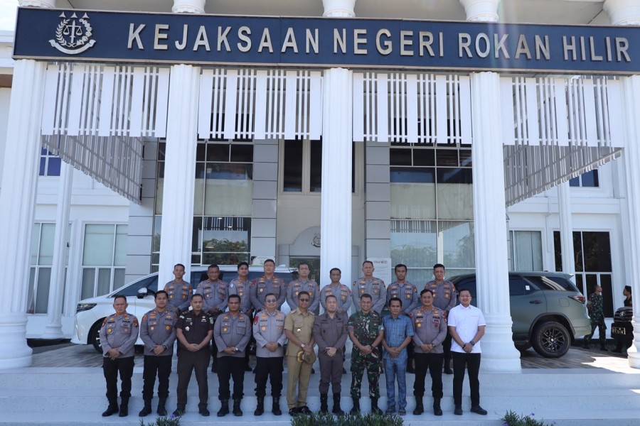 Kapolres Rohil Silaturahmi ke Pemda,Kodim dan Kejari,Perkuat Sinergitas dan Soliditas Antarinstansi