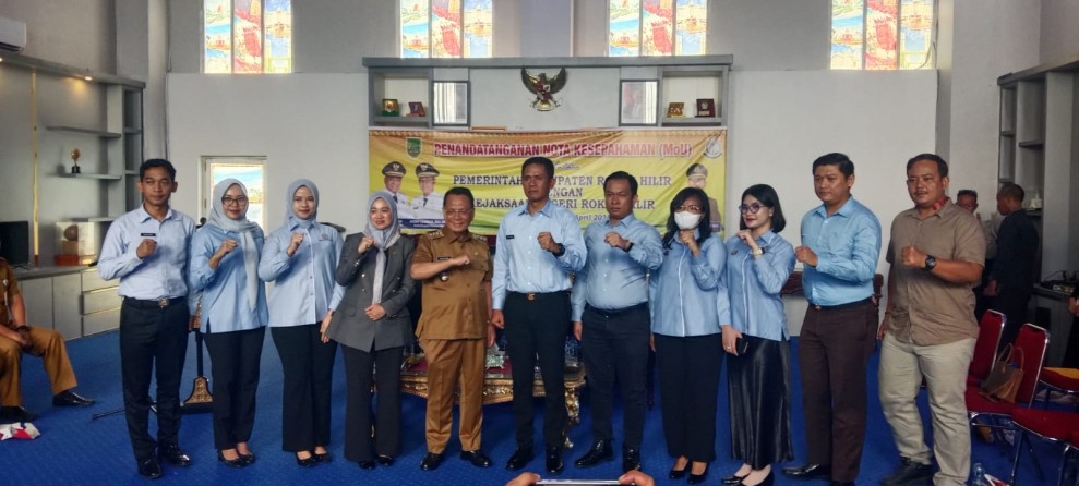 Pemkab Rokan Hilir dan Kejari Rohil Jalin MoU untuk Perkuat Sinergi Hukum