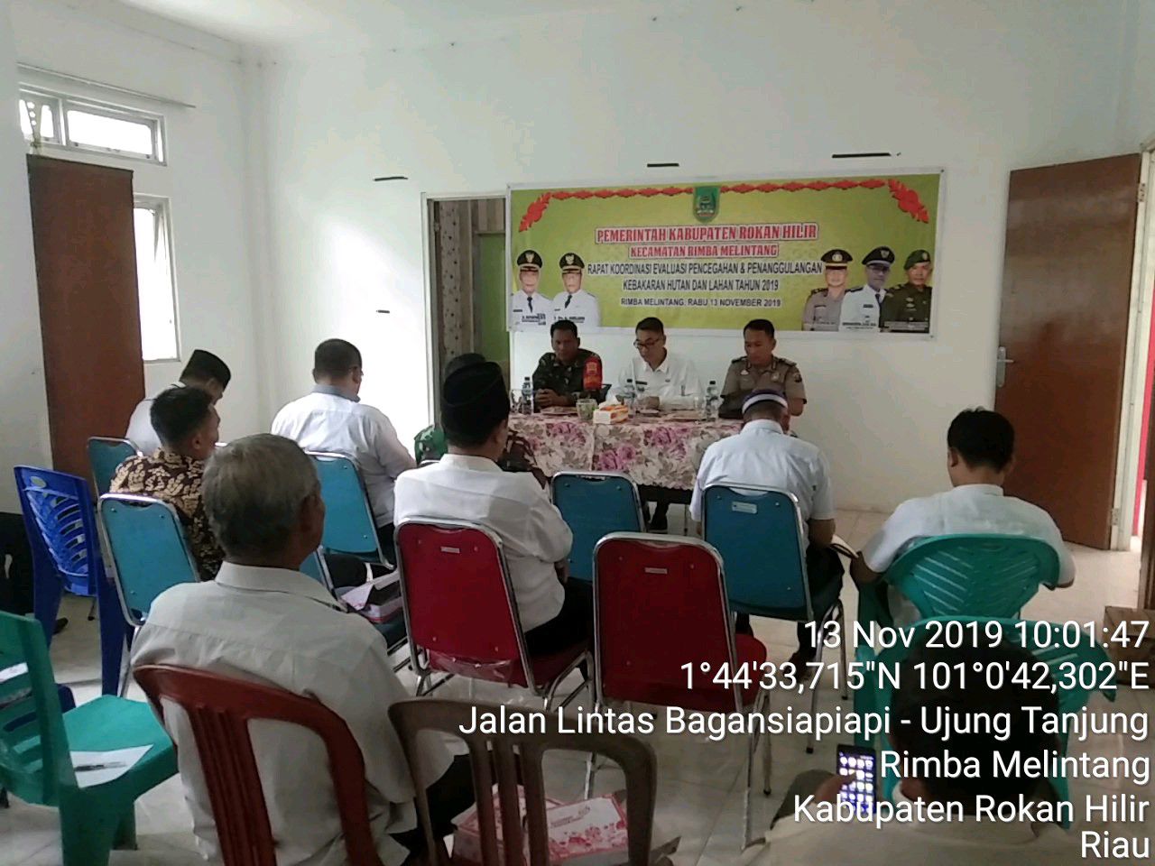 Danpos Koramil 05|RM Gelar Rapat Evaluasi Pencegahan Karhutla Danpos Koramil 05|RM Gelar Rapat Evaluasi Pencegahan Karhutla