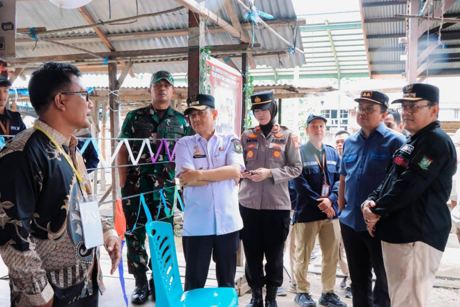 Pj Bupati Kampar Bersama Forkopimda Lakukan Monitoring Pelaksanaan Pemilu 2024