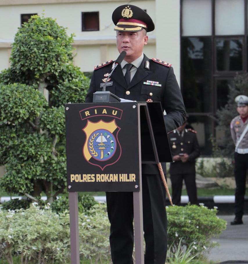 Polres Rohil Gelar Upacara Peringatan Hari Lahir Pancasila Tahun 2026