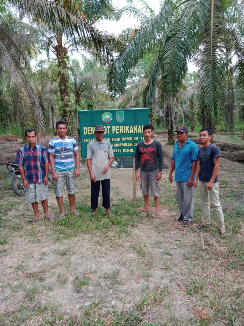 Pak Lamrik ucapkan terima kasih pada Satgas TMMD ke-111 Kodim 0321/Rohil