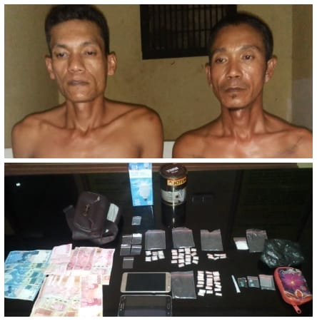 Pengedar  53 Paket Shabu Rimba Melintang Tidak Sadar Saat Polisi Ringkus Kerumahnya