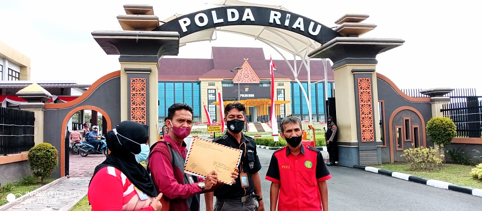 Dugaan Pungli, PJID-Nusantara Resmi Laporkan Fidaus, Hendra dan Marzuki di Mapolda Riau