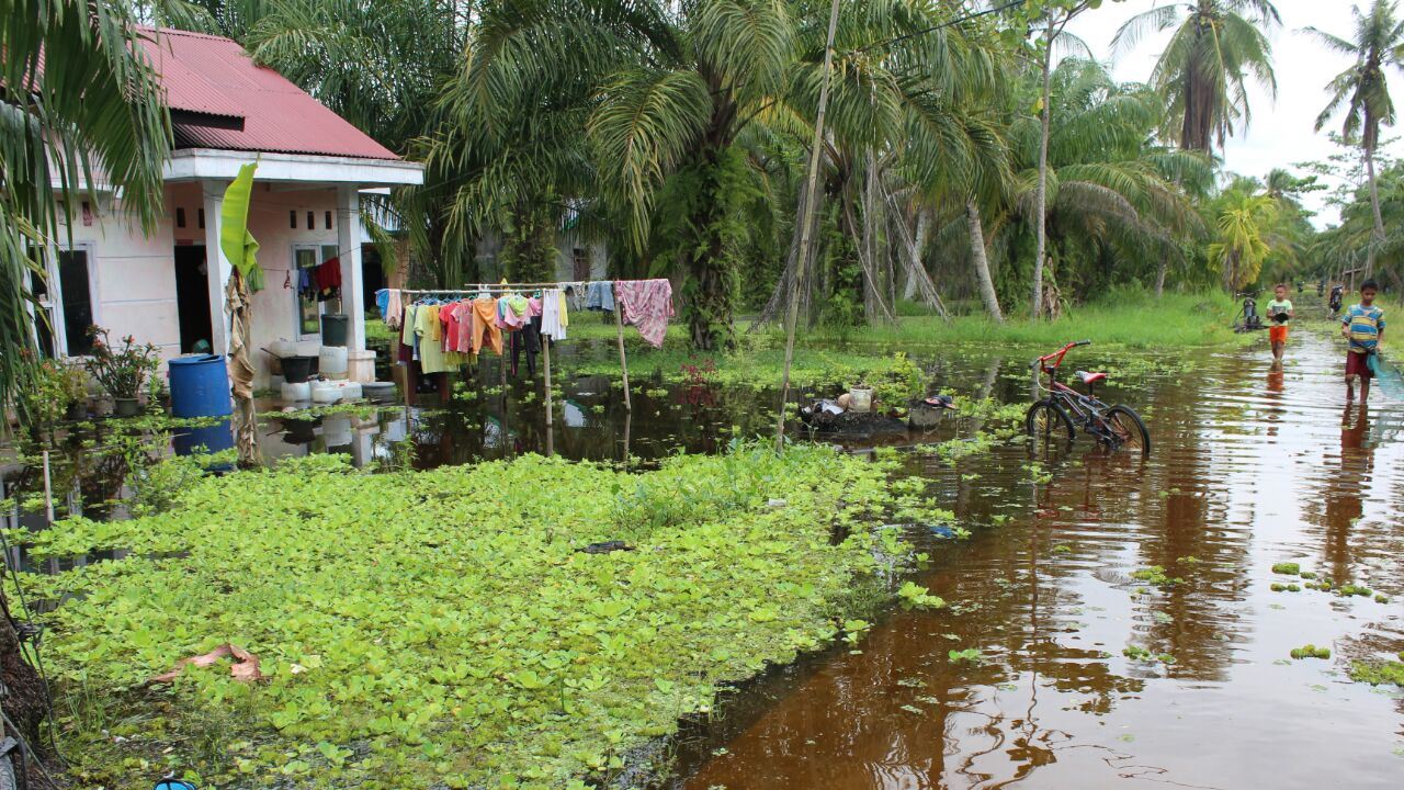 Diguyur Hujan, Puluhan Rumah di Pekaitan Terendam Banjir