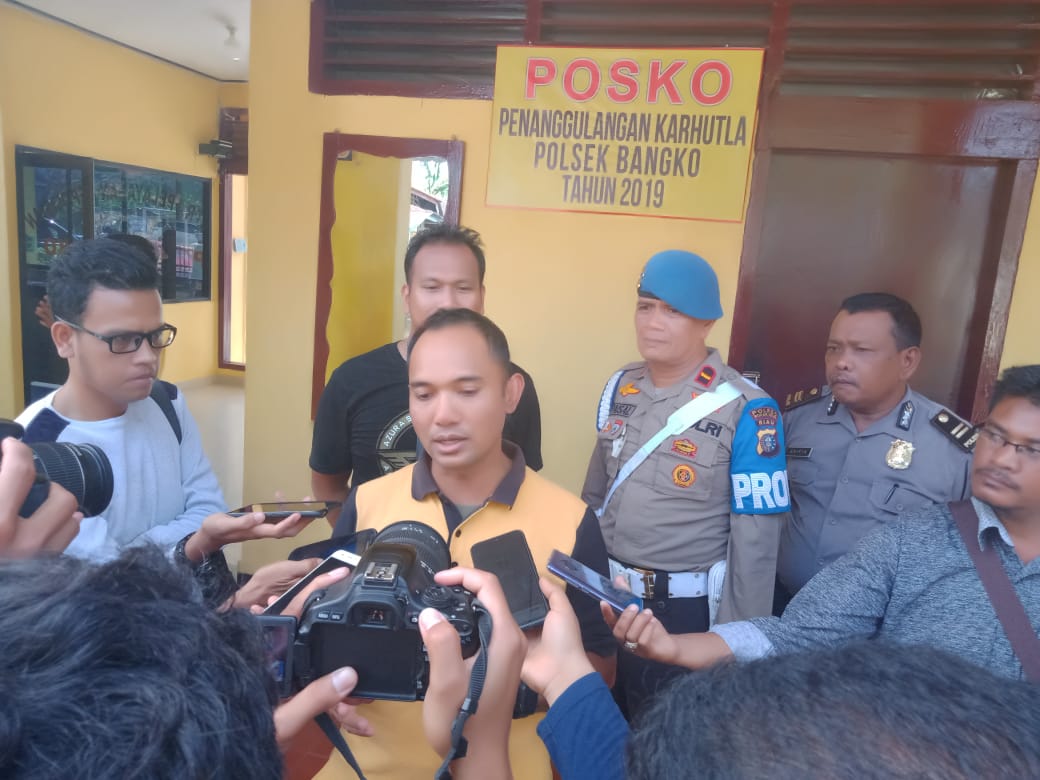 Cegah Karhutla, Polres Rohil Gencar Lakukan Sosialisasi