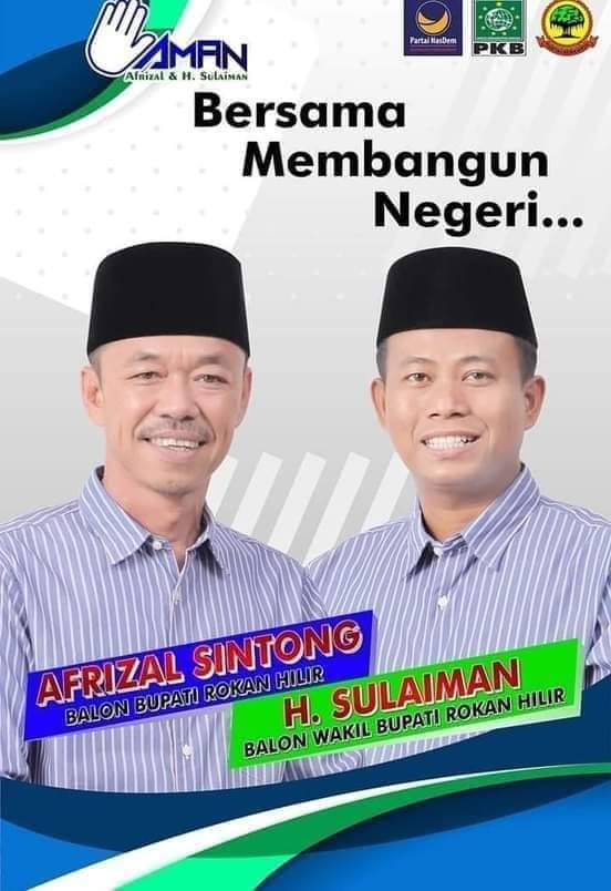 Afrizal - Sulaiman (AMAN) Nomor Urut 4