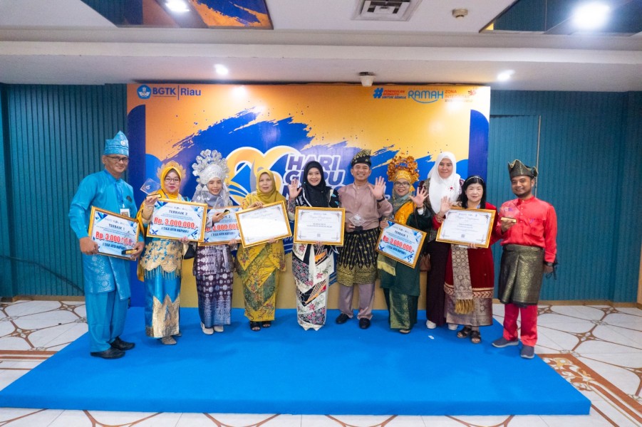 Puncak Apresiasi GTK Riau 2025, Rokan Hilir Borong 7 Penghargaan