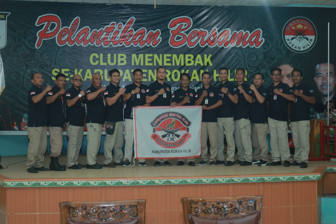 Perbakin Rohil Resmi Lantik Laksamana Shotting Club