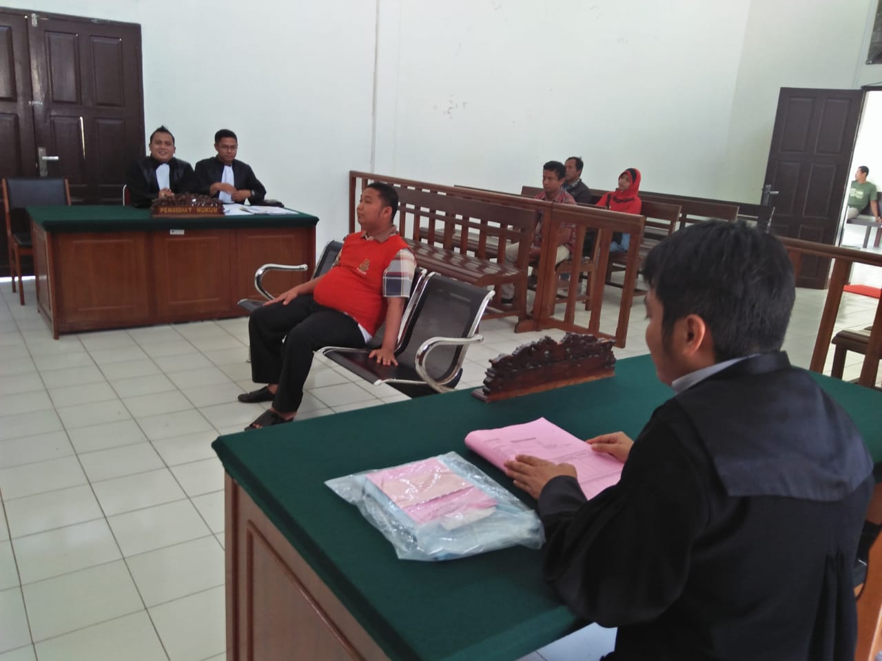 Dugaan Kasus Penipuan Surat Tanah, Penghulu Air Hitam Pujud Jalani Sidang