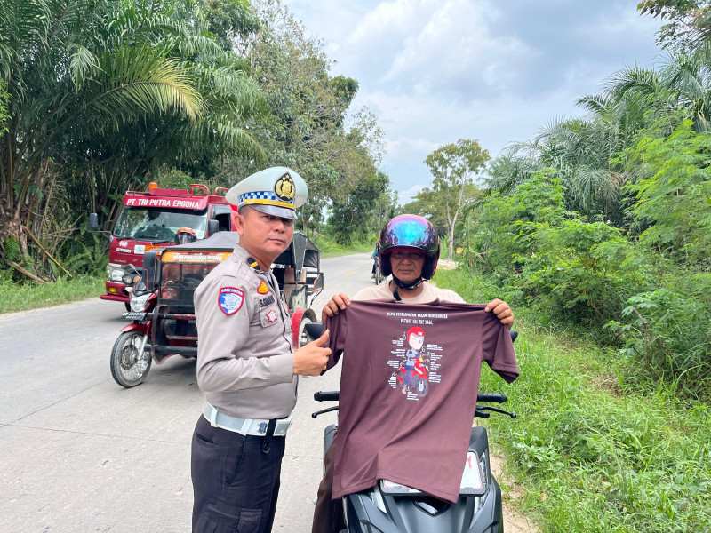 Update Polri Presisi, OPS Keselamatan LK 2025 Polres Rohil Kampanyekan Budaya Tertib Berlalu-lintas