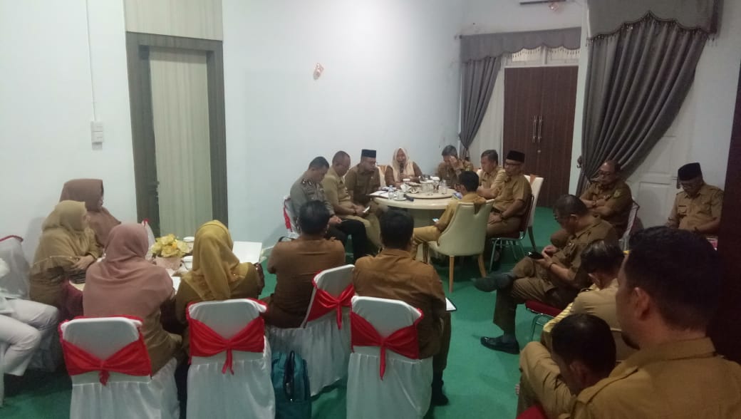 Pj Sekda Rohil Job Kurniawan Pimpin Rapat Persiapan Peresmian Dua Puskesmas Dana DAK Afirmasi