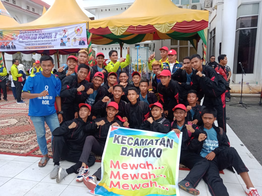 Kecamatan Bangko Juara Umum Porkab l Rohil