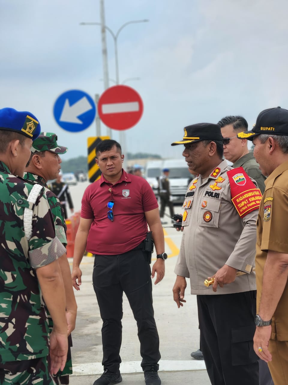 H-1 Kunjungan Presiden RI, Kapolres Kampar Dampingi Danrem Gladi Persiapan Pengamanan