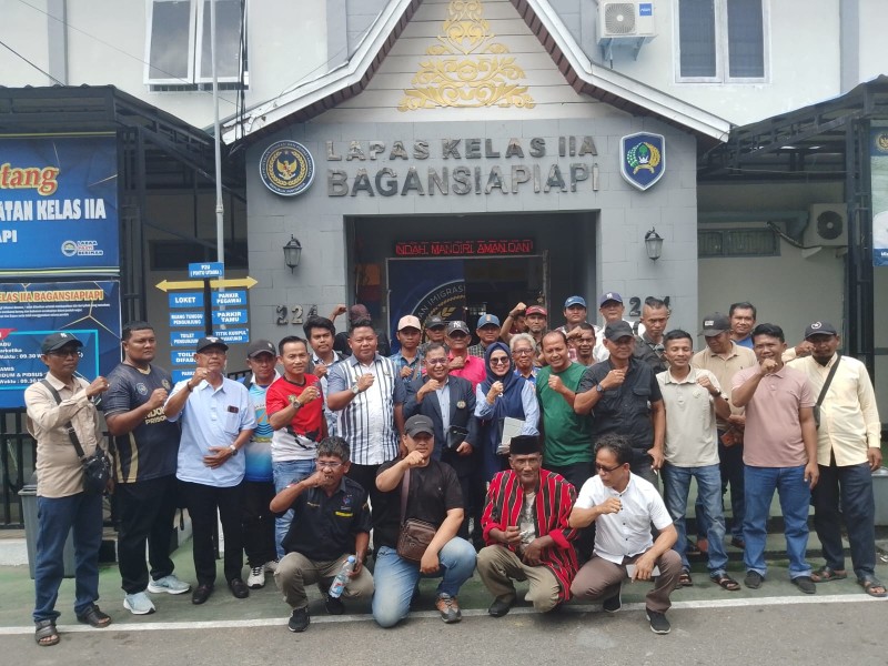Kalapas Bagansiapiapi Gelar Coffee Morning Bersama Insan Pers