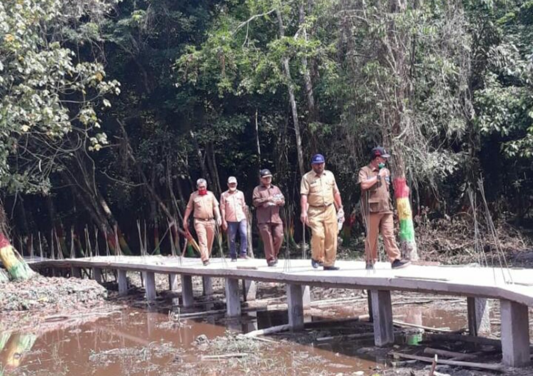 DLH Rohil Ciptakan Ikon Bagansiapiapi Melalui Hutan Kota, Ayo berwisata..!