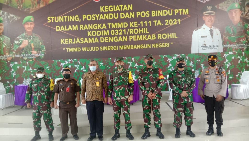 Tim Wasev Mabesad Tinjau Program TMMD ke-111 di Rohil