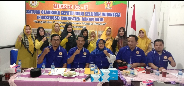 Porserosi Rohil Gelar Muskab, Syahwarman Terpilih Sebagai Ketua