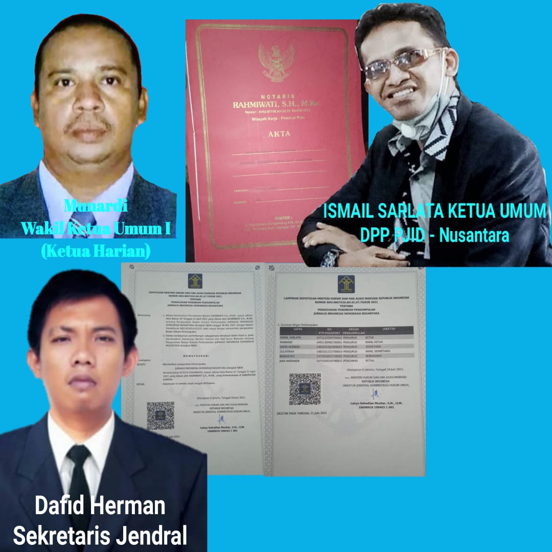 Resmi Berbadan Hukum, DPP PJID-Nusantara Terbitkan Enam SK Mandat DPW
