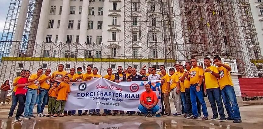 Bersama Presiden FORCI Pusat, FORCI Riau Kunjungi Kota Sejarah dan Khas Bagansiapiapi