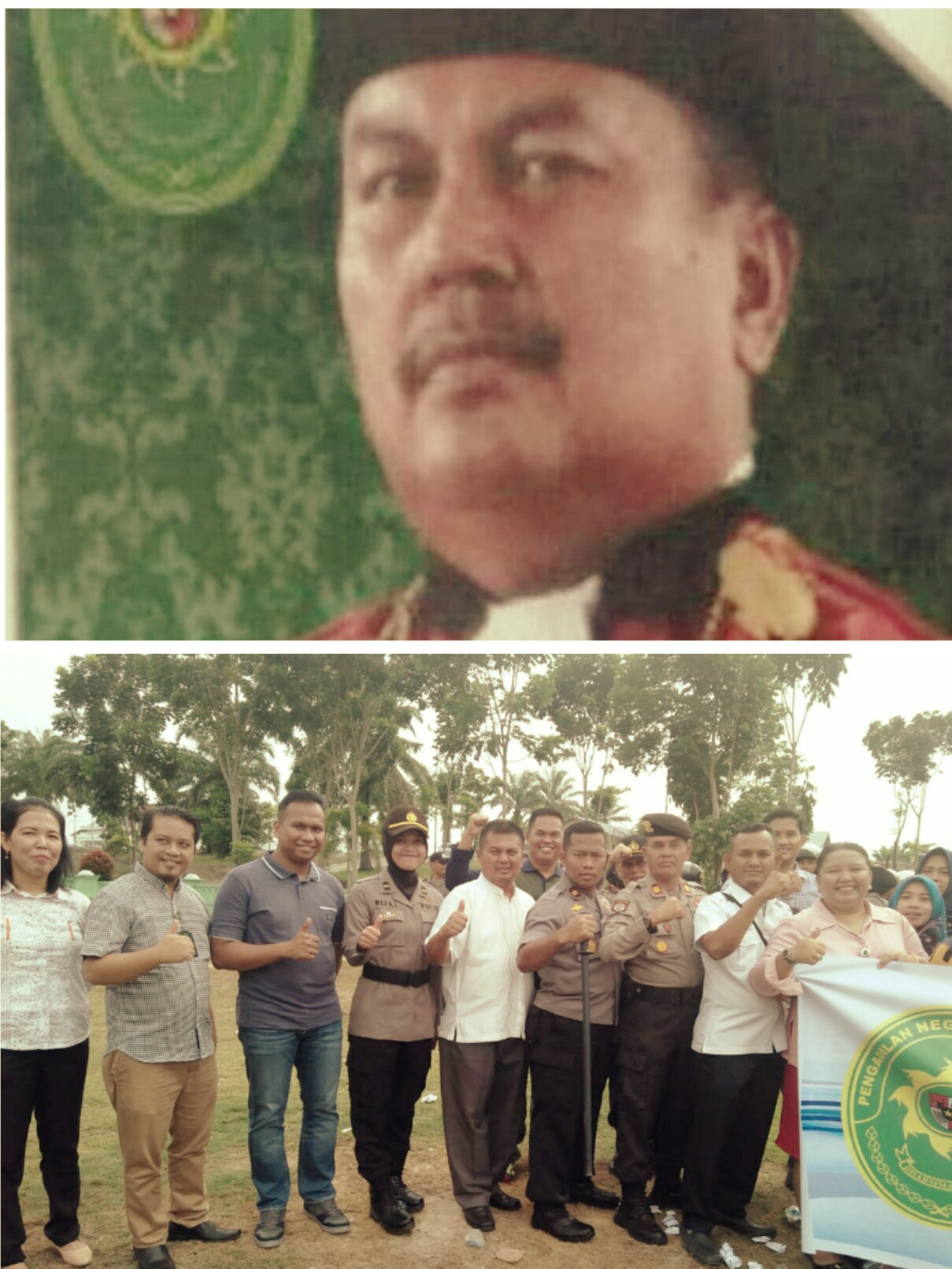 Keluarga Besar PN Rohil Sampaikan Belasungkawa Atas Meninggalnya YM Bapak Aswir SH