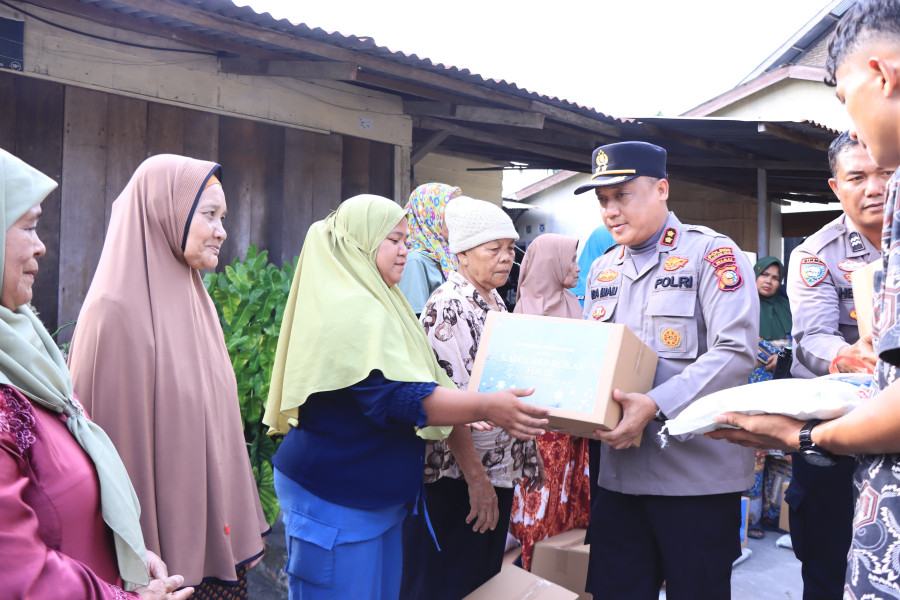 Pererat Hubungan Silaturahmi, Kapolres Rohil Kunjungan ke Masyarakat Ujung Tanjung