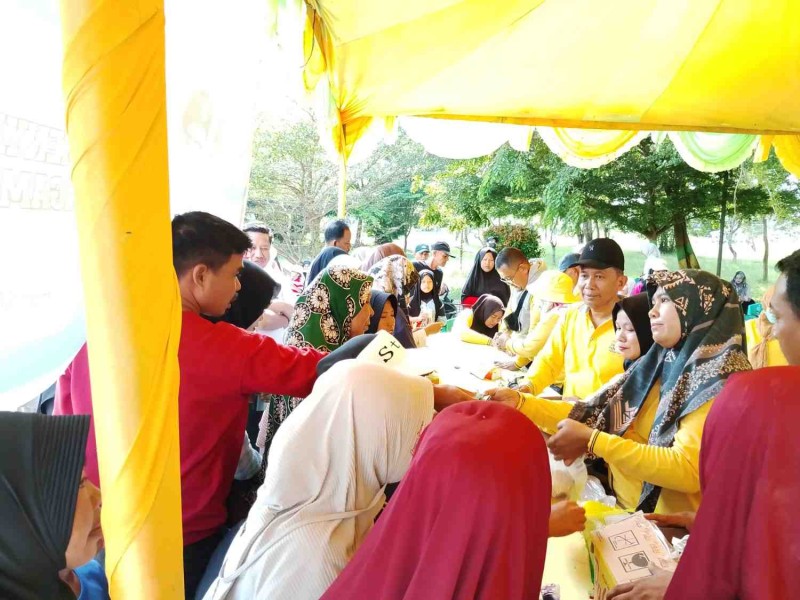 Sambut HBKN: Bupati dan Wabup Dukung Penuh Gerakan Pangan Murah DKPP Rohil