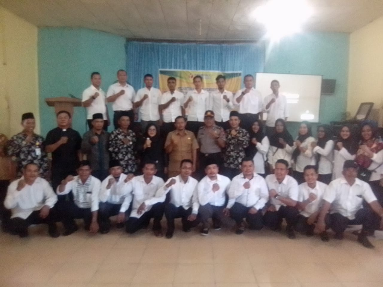 Panwaslu Rohil Lantik 272 Petugas PTPS Bangko
