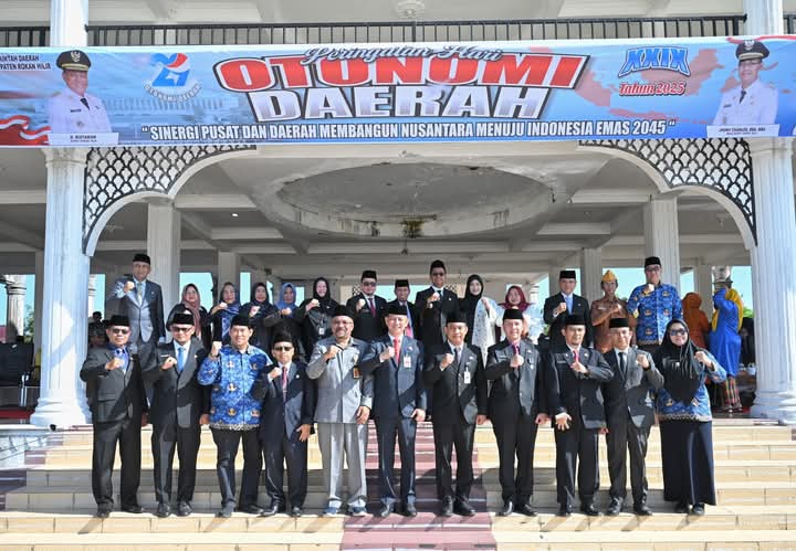 Peringatan Hari OTDA ke-29 di Rohil, Sinergi Pusat Menuju Indonesia Emas 2045