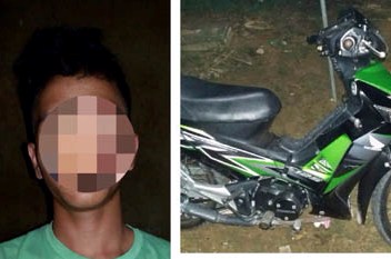 Pelaku Curanmor, Warga Baganbatu Ditangkap Polisi di Tanah Putih, Rohil