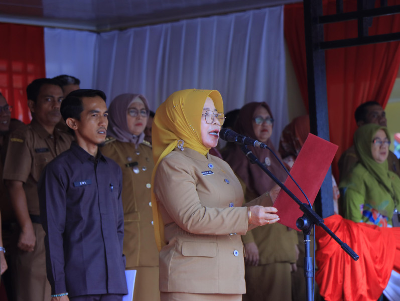 Pj Sekda Kampar Pimpin Upacara Peringatan Hari Sumpah Pemuda ke-95 Tahun