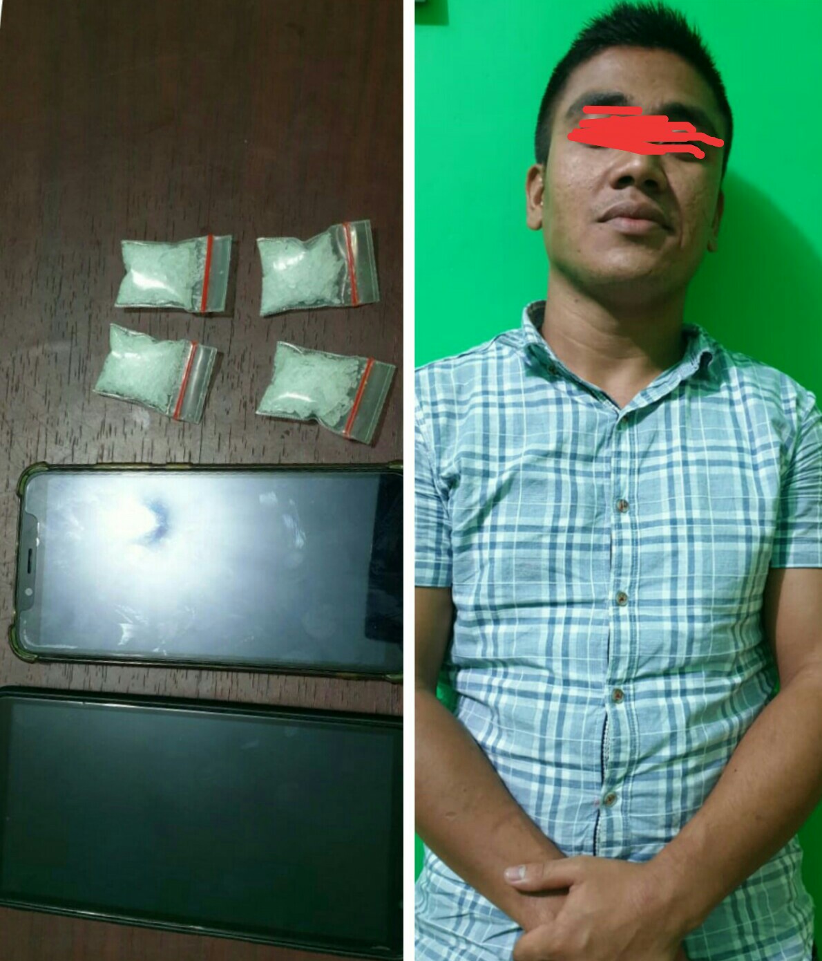Menyamar Jadi Pembeli, Tim Satnarkoba Polres Rohil Bekuk Pengedar Sabu Bagansiapiapi