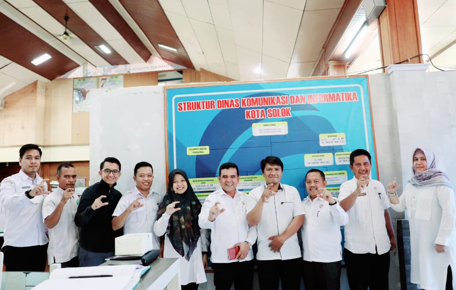 Jalin Sinergitas Bertukar Informasi, Dinas Kominfotiks Kampar Kunjungan ke Solok Sumbar