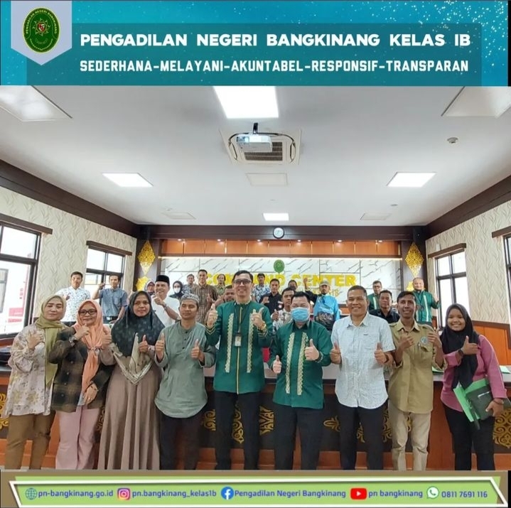 Pengadilan Negeri Kelas IB Bangkinang Gelar Ekspos Kinerja Tahun 2022
