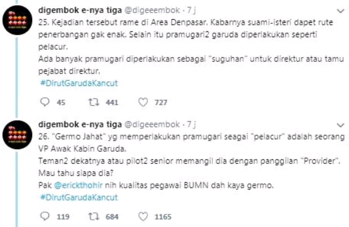 Skandal Dirut Garuda Mencuat, Pramugari Dipaksa Jadi ‘Suguhan’ Direksi dan Kolega? Skandal Dirut Garuda Mencuat, Pramugari Dipaksa Jadi ‘Suguhan’ Direksi dan Kolega?