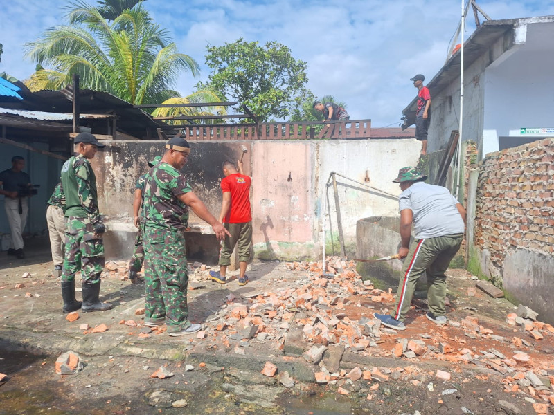 Korem 031/Wira Bima Renovasi Panti Asuhan Bhakti Mufariddun Sebagai Bentuk Kepedulian Sosial