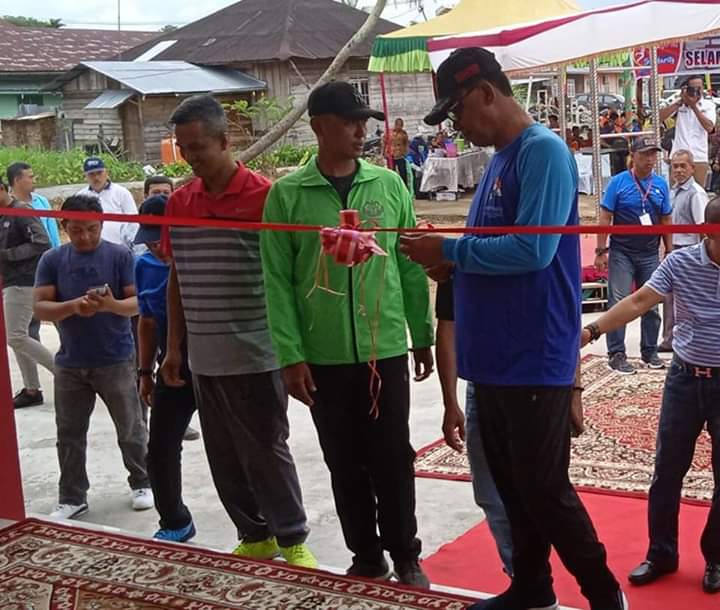 Bupati Rohil H Suyatno Harap GOR Badminton Dijaga Dengan Baik