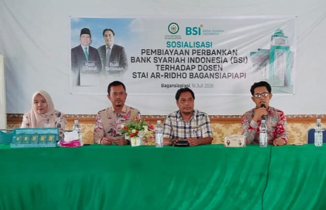 Sinergi BSI KCP dan STAI Ar-Ridho Bagansiapiapi Dorong Kesejahteraan Dosen