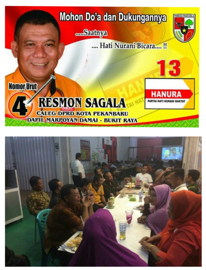 Resmon Sagala nonton bareng piala dunia diwarkop SKK